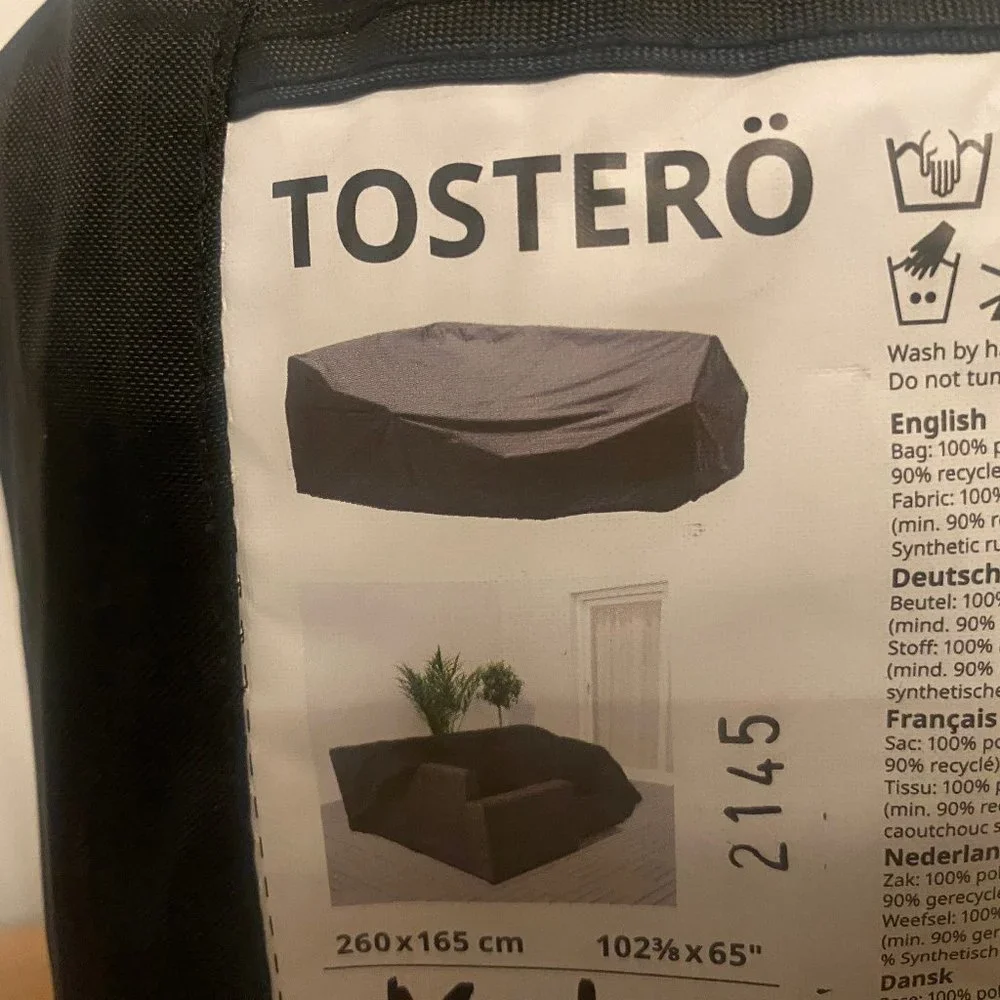 NEW IKEA TOSTERÖ Cover For Outdoor Furniture 3-seat corner sofas & coffee table